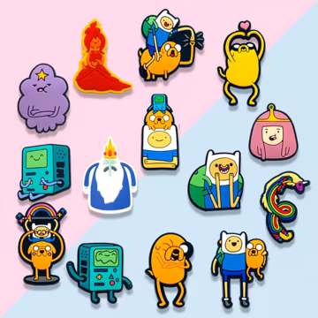 14 Pcs Colorful Cartoon Shoe Charms Set – Cute Rubber Clog Decorations – Great Gift for Kids & Charm Lovers