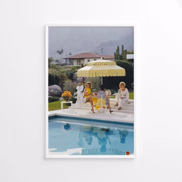 Slim Aarons Nelda And Friends Print Poster, Vintage Print, Photography Prints, High Society Photo Print, Museum Quality Photo Print