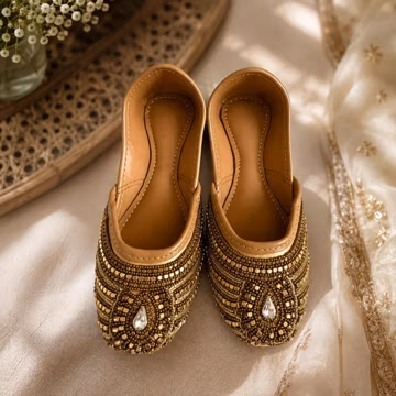Kids Jutti – Punjabi Jutti for children | Traditional Footwear | Ethnic Flat Indian Shoes