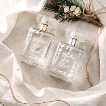 Personalized Engraved Perfume Bottle, Custom Refillable Perfume Bottle for Mom, Mother of the Bride Gift, Wedding Keepsake, Engagement Gift