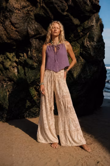 Linen Crop Top Boho Tank Top Sleeveless Summer Blouse Festival Clothing Beach Top Hippie Shirt Bohemian Linen Cami