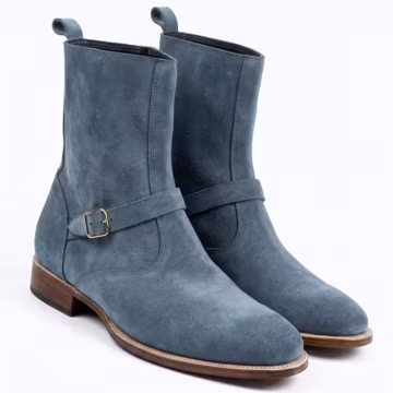 Suede Boots Unisex – Handmade Casual Smart Ankle Boots
