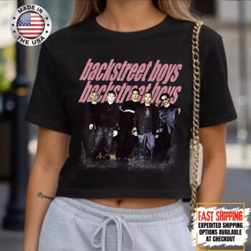 Backstreet Boys Millennium Crop Top, Pop Music Bring Memory Back Street Men Women Boys Girls Crop Top, Backstreet Fan Merch Gift