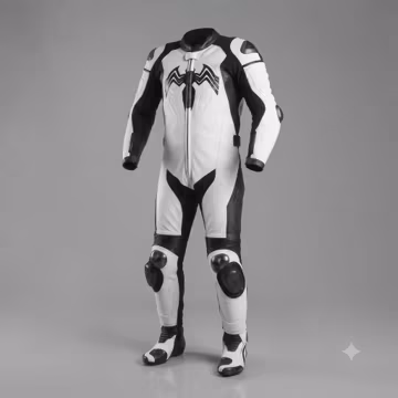 Venom Leather Motorcycle Racing Suit CE Armor Handmade One Piece Custom Outfit