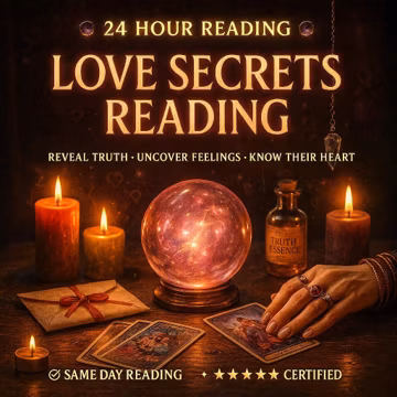 LOVE SECRET READING, soulmate reading, relationship insight, love destiny, future partner, psychic guidance, intuitive reading