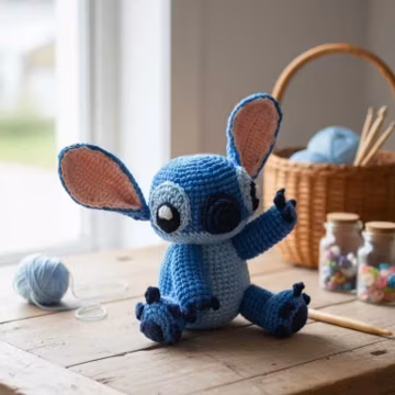 Stitch Amigurumi Crochet Pattern – Plush Toy (PDF Download)