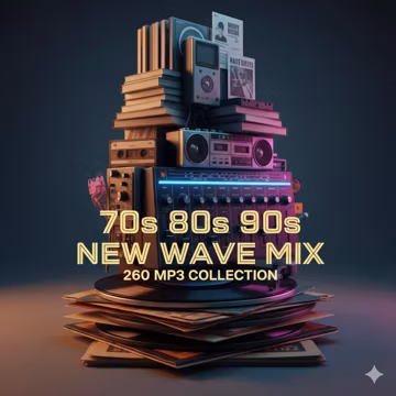 70s 80s 90s New Wave Mix | 260 MP3 Songs | Retro Synth Pop Collection | DJ & Party Music Download