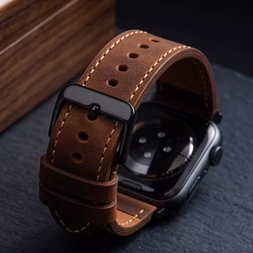 Apple Watch Crazy Horse Handmade Leather Band | 38 40 41 mm | 42 44 45 46 49 mm | Ultra, SE 1 2 3 | Apple Watch Leather Strap