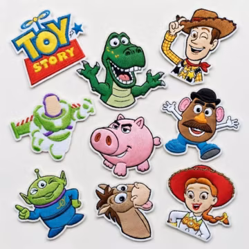 Toy Story 5 Embroidered Patch, Woody Buzz Light Year Mr Potato Alien Hamm Dinosaur Iron On Jackets, Hats, Uniforms, Gift For Disney Fans