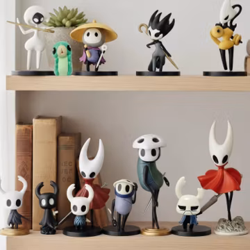 Hollow Knight Multi Piece Character Figurine Set Game Collectible Statues