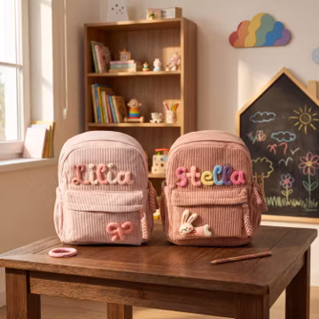Custom Toddler Backpack, Personalized Backpacks With Name Gift, Children's School Bag for Girls Boys Kids Preschool