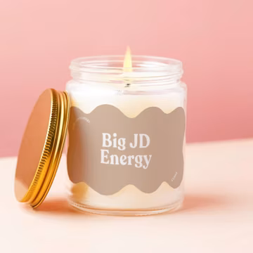 JD Candle Big JD Energy Funny Law School Grad Gift Passed the Bar Exam New Attorney Colorful Aesthetic Cute Lawyer Desk Decor Idea CC293