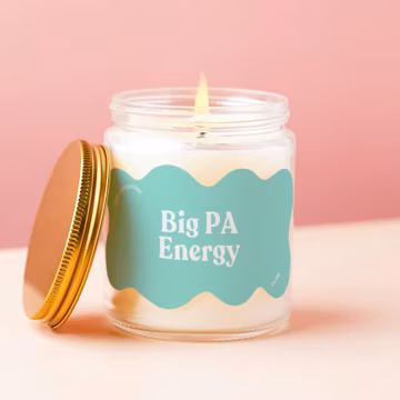 PA Candle Big pa Energy Funny Physician Assistant Gift pa School Grad White Coat PANCE Colorful Aesthetic Cute PA Clinic Desk Decor CC318