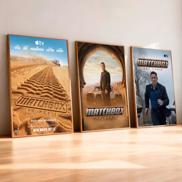 Matchbox the Movie Movie Poster | High-Definition Replica Canvas Printing | Frameless | Movie Fan Gifts | Wall Decorations