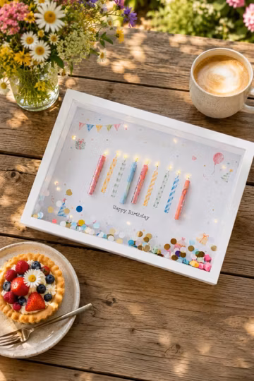 Geldgeschenk happy birthday Kerzen | Geburtstag | Last Minute Geschenk zum Geburtstag PDF Druckvorlage | Geschenk Geburtstagsgeschenk