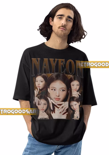 NAYEON TWICE GIRLGROUP Retro Shirt / Na-yeon Vintage Band Tee / Im Na-yeon Twice Tour / Twice Kpop Girlband Concert Merchp