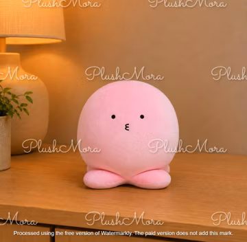 Kawaii Pink Plush Doll, Cute Stuffed Animal, Soft Plushie Birthday Gift