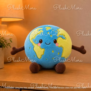 Planet Plush Toy, Kawaii Solar System Plushie, Space Lover Gift Keychain