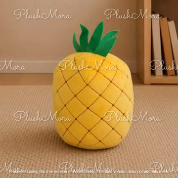 Fruit Plush Toy, Kawaii Food Plushie, Soft Stuffed Fruit Decor Gift