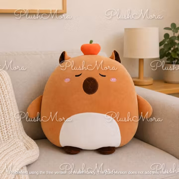 Kawaii Animal Plush Pillow, Squishy Zoo Plushie, Cute Birthday Gift