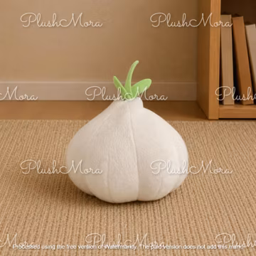 Vegetable Plush Toys, Kawaii Food Plushies, Garlic Pepper Eggplant Cucumber Stuffed Decor