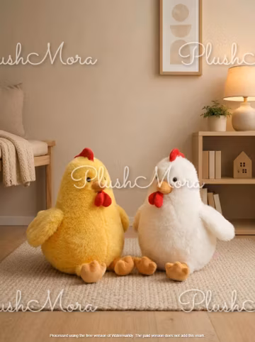 Chicken Plush Toy | Cute Stuffed Animal | Farm Gift Decor