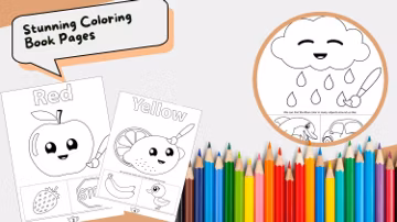 ABC Coloring Pages for Kids, Alphabet Worksheets, Toddler Learning Activity (Digital Download)