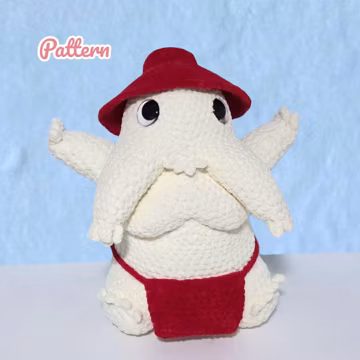 Spirit Radish Crochet Pattern