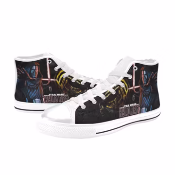 High Top Sneakers Canvas Custom Kylo Ren Sneakers Casual