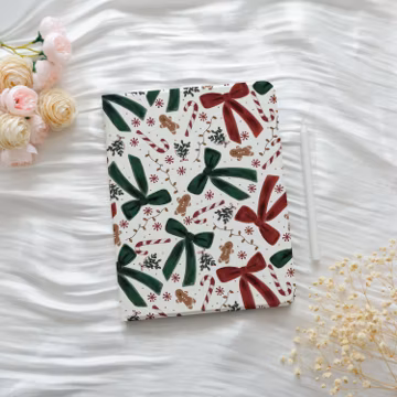 Christmas Bow iPad Case for Pro 2025 13/11,iPad A16 2025 11,iPad Air7 2025 13'',iPad 10/9 10.9,Custom iPad Case with Pencil Holder,Best Gift