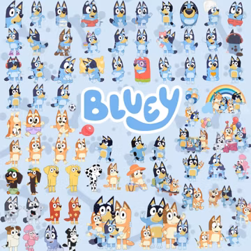 Funny Dog PNG Bundle + BONUS Font Number! Funny Dog Bingo Clipart Bundle Set Original Designs for Birthday Diy Crafts Coloring Printing