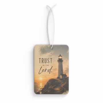 With God All Things Are Possible Car Air Freshener | Christian Car Accessory | Faith Gift | Religious Auto Air Freshener