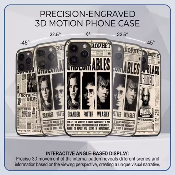 3D Wizard Lenticular Phone Case | Magic Illusion Changing Image Cover
