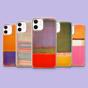 Mark Rothko Phone Case Abstract Modern Art Cover for iPhone 17Pro, 16, 15, 14, 13, 12 Samsung S26, S25, S24, S23Fe, A16, A56, Pixel 10, 9Pro