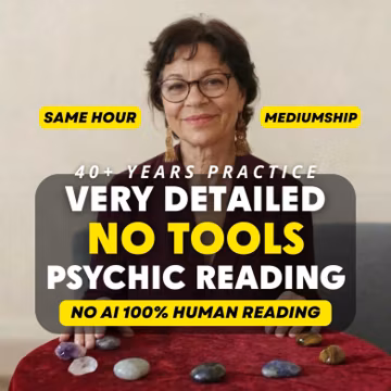 Detailed No Tools Psychic Reading, Clairvoyant Spiritual Advice, Love Tarot Reading Medium Insight, Psychic Predictions No AI