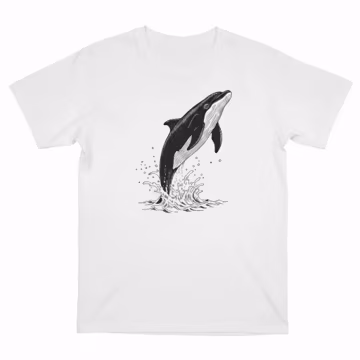 Leaping Dolphin T-Shirt •Ocean Lover Gift •Marine Life Gift •Dolphin Jumping Graphic Tee •Happy Dolphin Shirt •Nature Lover Gift for Her Him
