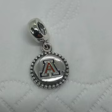 Pandora University of Arizona Dangle Charm/Travel charm gift|S925 Sterling Silver Jewelry|Charm Bracelet|free gift Box