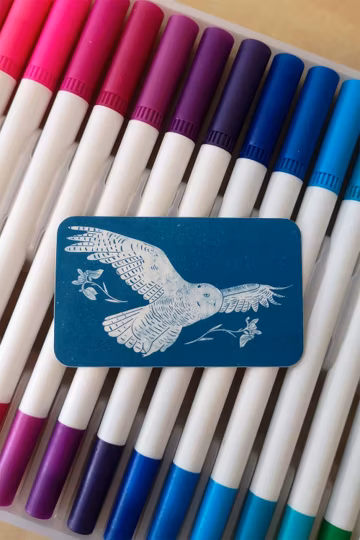 Snowy Owl Sticker - Bird Vinyl Decal, Wildlife Design, Wizard World
