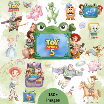 130+Story Friends Toys Watercolor Bundle,Toy Story 5 Characters Bundle PNG, Woody Buzz Jessie Digital Clipart, You’ve Got a Friend in Me png