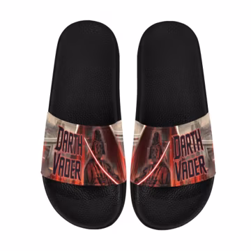 Slide Sandals Custom Darth Vader Footwear Personalized