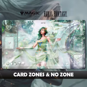 Rydia MTG Final Fantasy - Playmat/Deskmat 24" x 14" inches (600 x 350 mm) - Trading Card Game