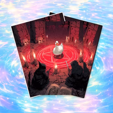 MTG/TCG Card Sleeves,Goose Summoning Ritual,Fit for All TCG Cards