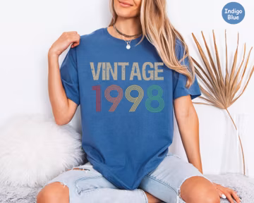 28th Birthday Shirt, 1998 Original Parts Shirt, 28th Birthday Gift For Women, Born In 1998, 28th Birthday Gift, 1998 Tee, Vintage 1998 Shirt