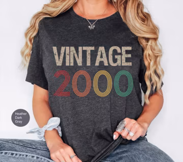 26th Birthday Shirt, 2000 Original Parts Shirt, 26th Birthday Gift For Women, Born In 2000, 26th Birthday Gift, 2000 Tee, Vintage 2000 Shirt