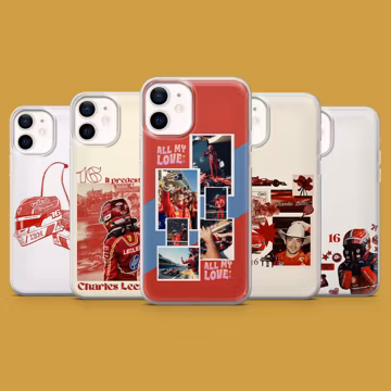 Charles Leclerc Phone Case F1 Formula Racing Cover for iPhone 17, 17Pro, 16, 15, 14, 13, 12, Samsung S26, S25, S24, S23, A16 Pixel 10A, 9A