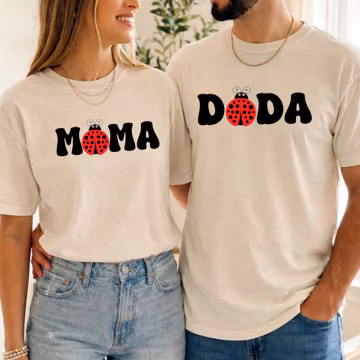 Ladybug First Birthday Shirt for Family, Mama Daddy 1st Birthday Theme
