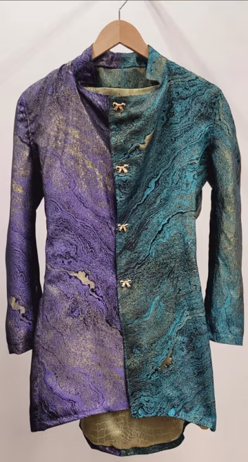 Handmade Original Fantasy inspired, split color Lightweight Coat