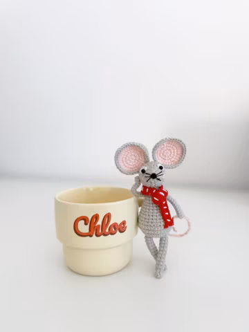 CROCHET PATTERN | Easy Amigurumi Mouse | gift for cat | Winter Softie Deck buddy Decor handmade plush Gentle Gift for bestie CC0008