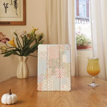 Patchwork iPad Case With Pencil Slot For iPad Air7 A16 2025,Pro2024/2022,iPad 10/9/8/7th Cover,iPad Mini 5/6/7 Case,13"11"10.2" 12.9" Gift
