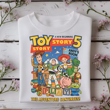 Toy Story | Birthday Shirt, A New Beginning Tee, Custom Kids Birthday Outfit, Personalized Pixar Party Apparel, Woody Buzz